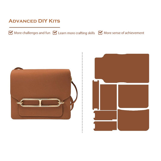 Full Grain Leather Classic Roulis Bag - Advanced DIY Kits