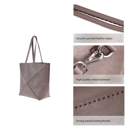 Leather Inspired Puzzle Fold Tote Bag DIY Kits