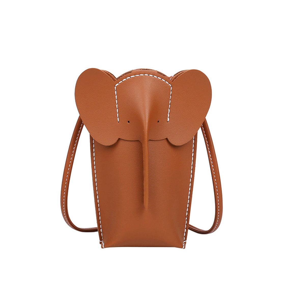 CUCUBIRD Vegan Leather Elephant Bag DIY Kit Brown?
