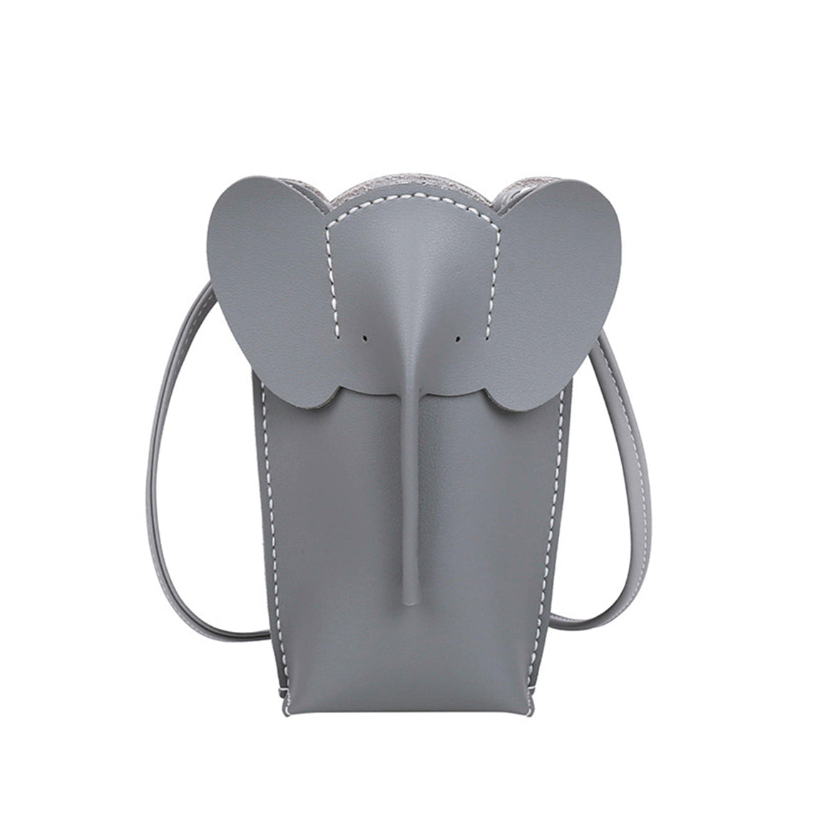 CUCUBIRD Vegan Leather Elephant Bag DIY Kit Gray