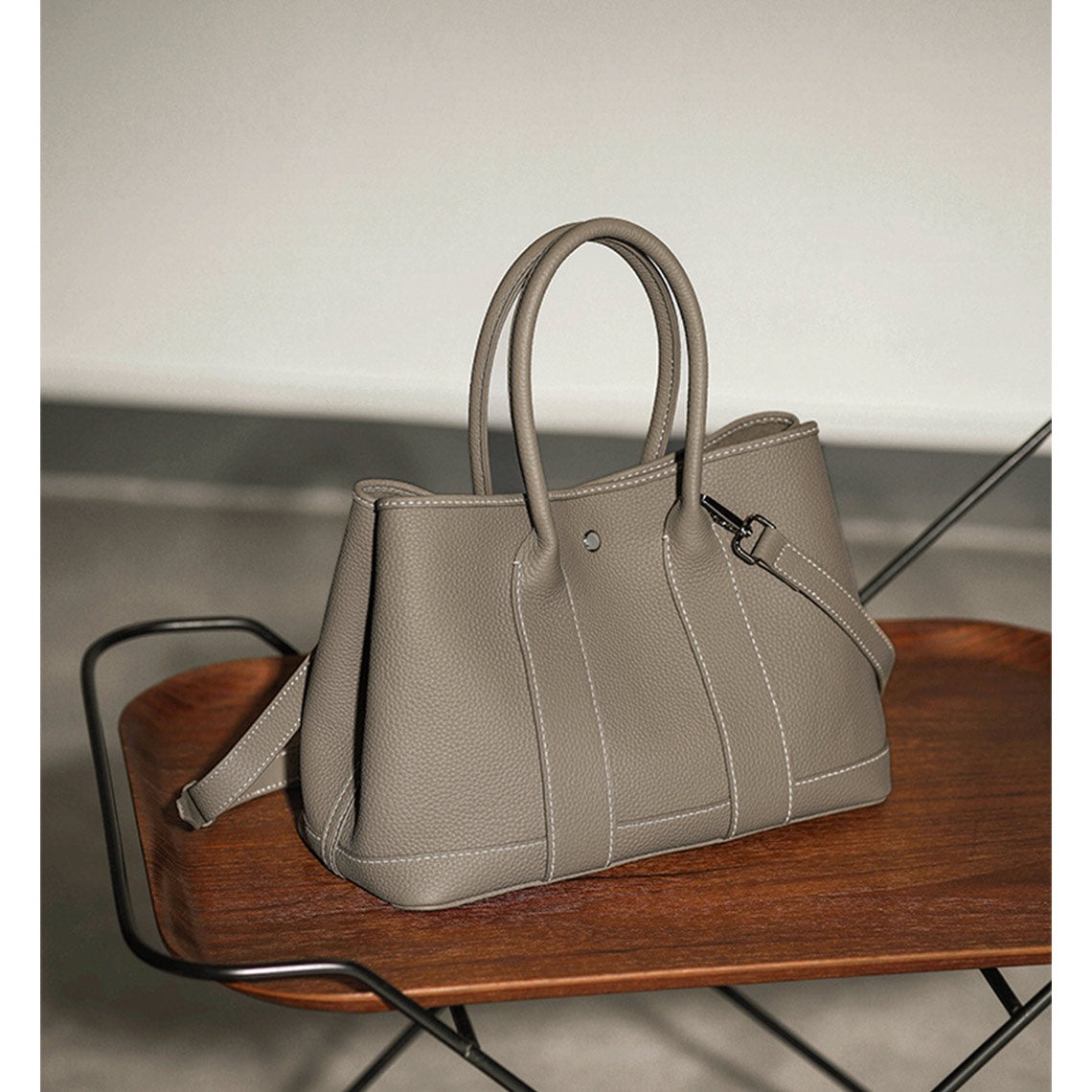 CUCUBIRD Top Grain Leather Garden Party Handbag DIY Kit ?
