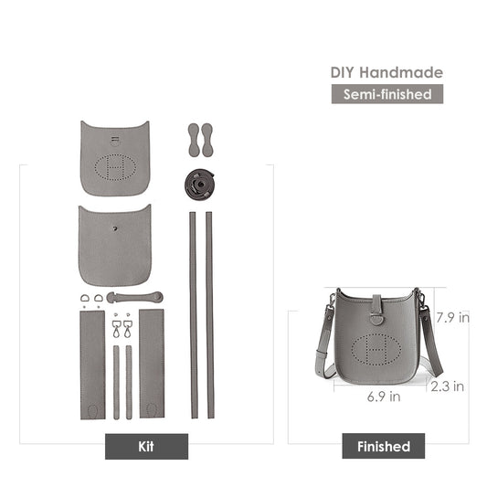 Eveline Bag Leather Mini Crossbody Bag DIY Kit