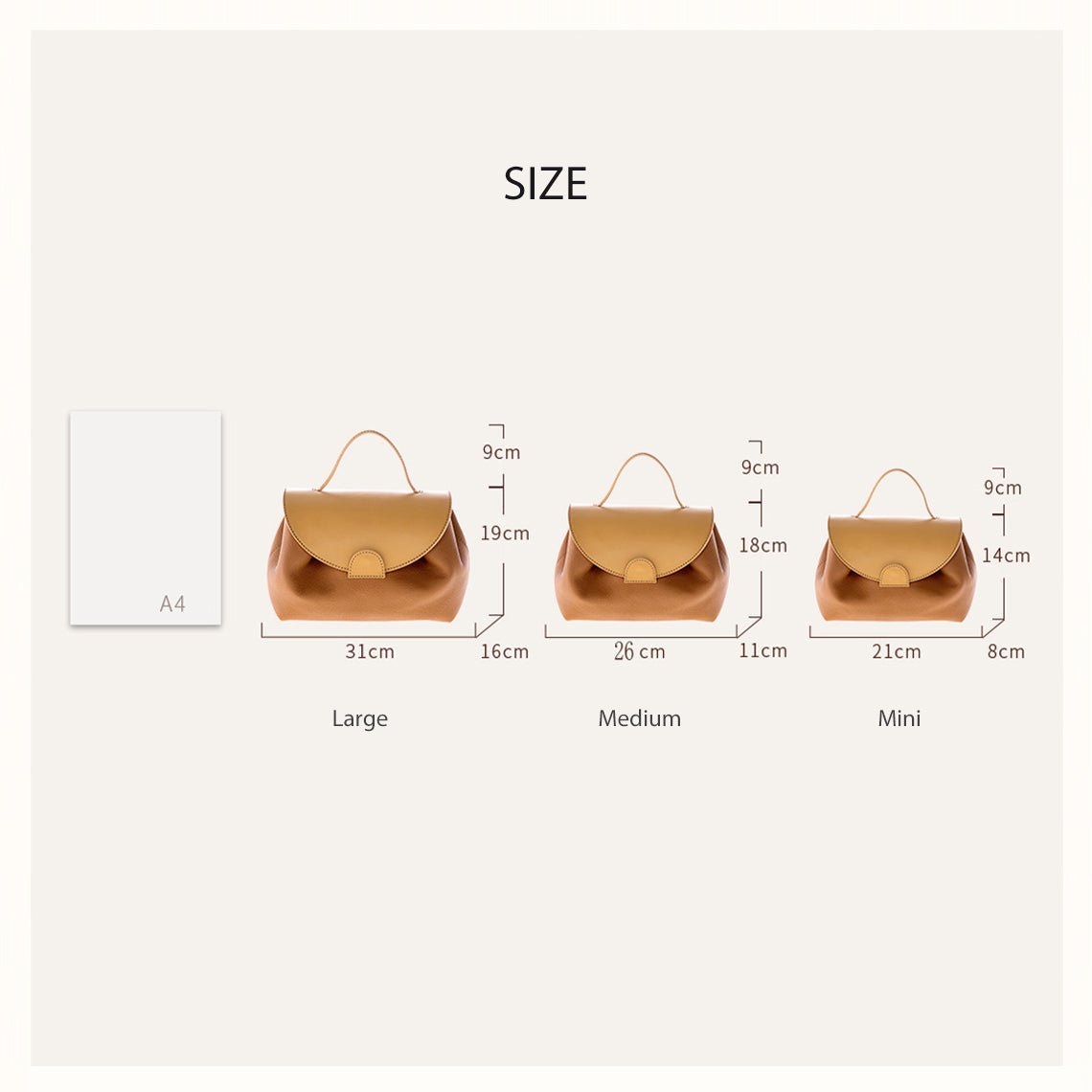 Top Grain Leather Inspired Smile Bag DIY Kits