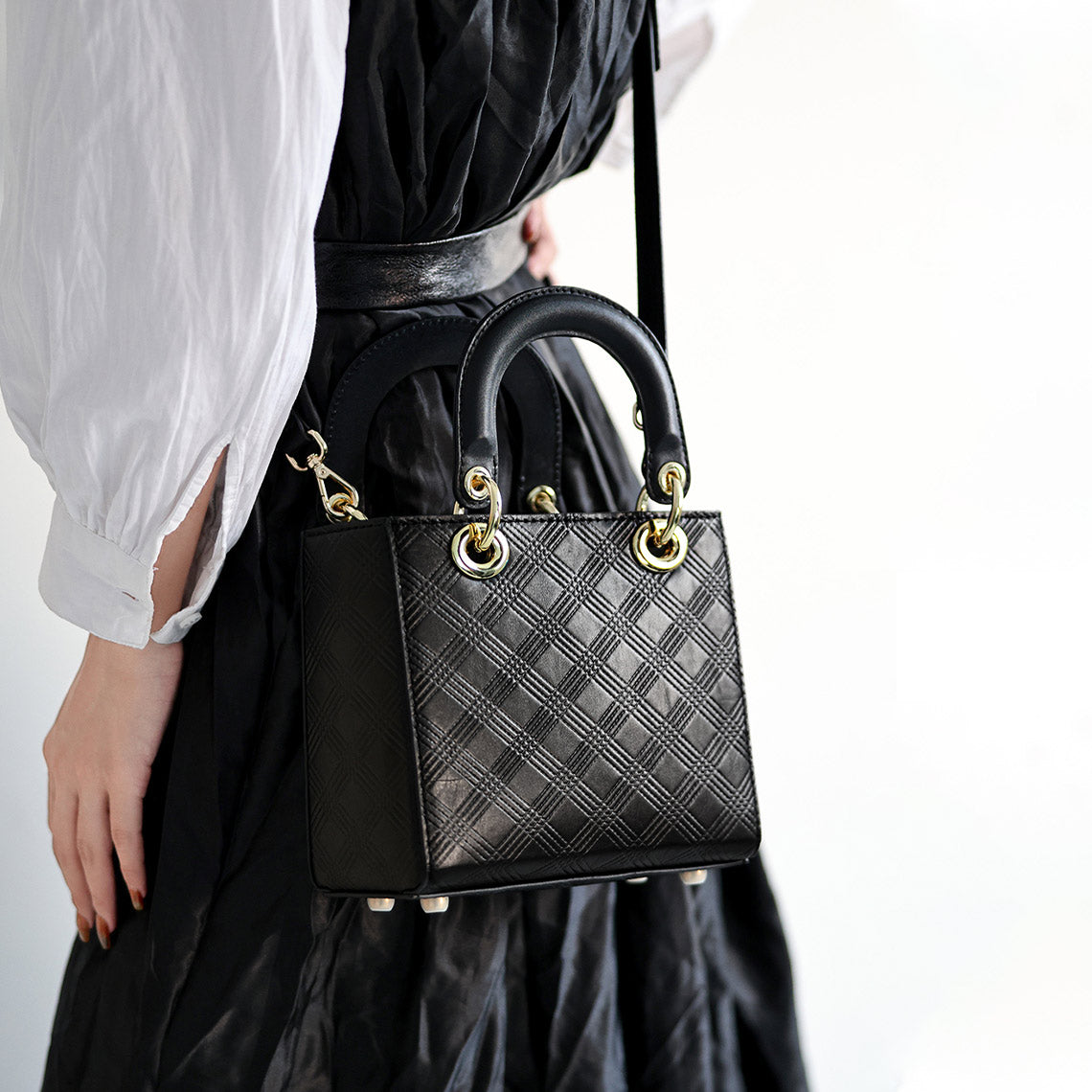 Top Grain Leather Inspired Lady Handbag DIY Kit - CUCUBIRD