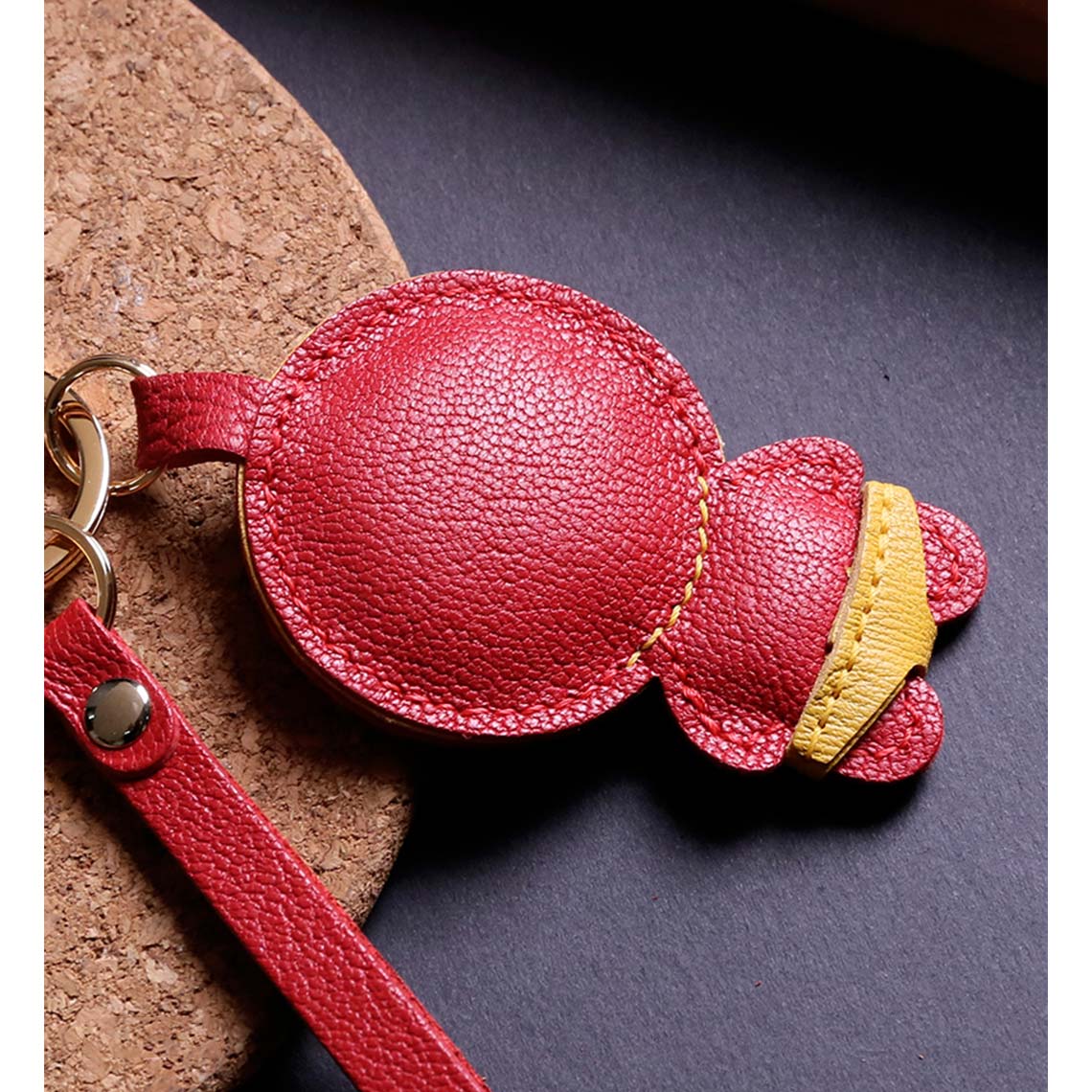 CUCUBIRD Leather Iron Men Keychain DIY Kit ?