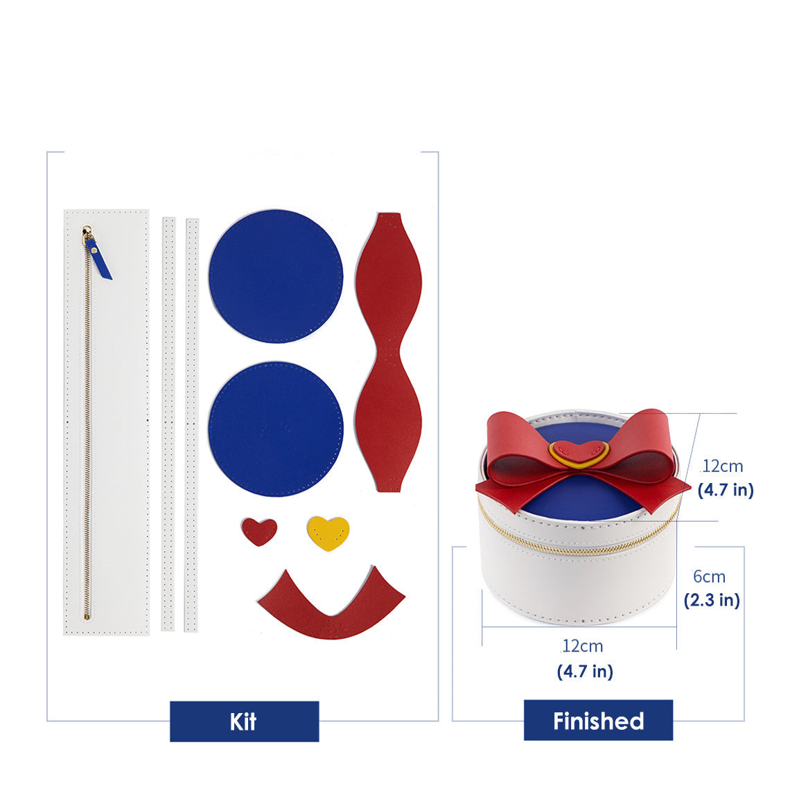 CUCUBIRD Leather Lady Anime Crossbody Bag DIY Kit