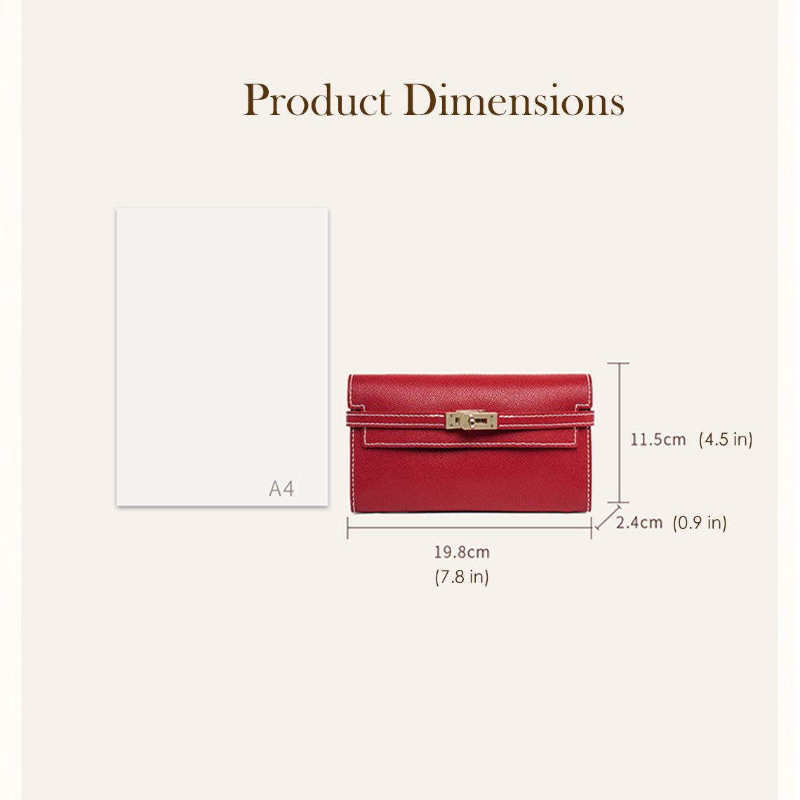 CUCUBIRD Leather Kelly Long Wallet DIY Kit ?
