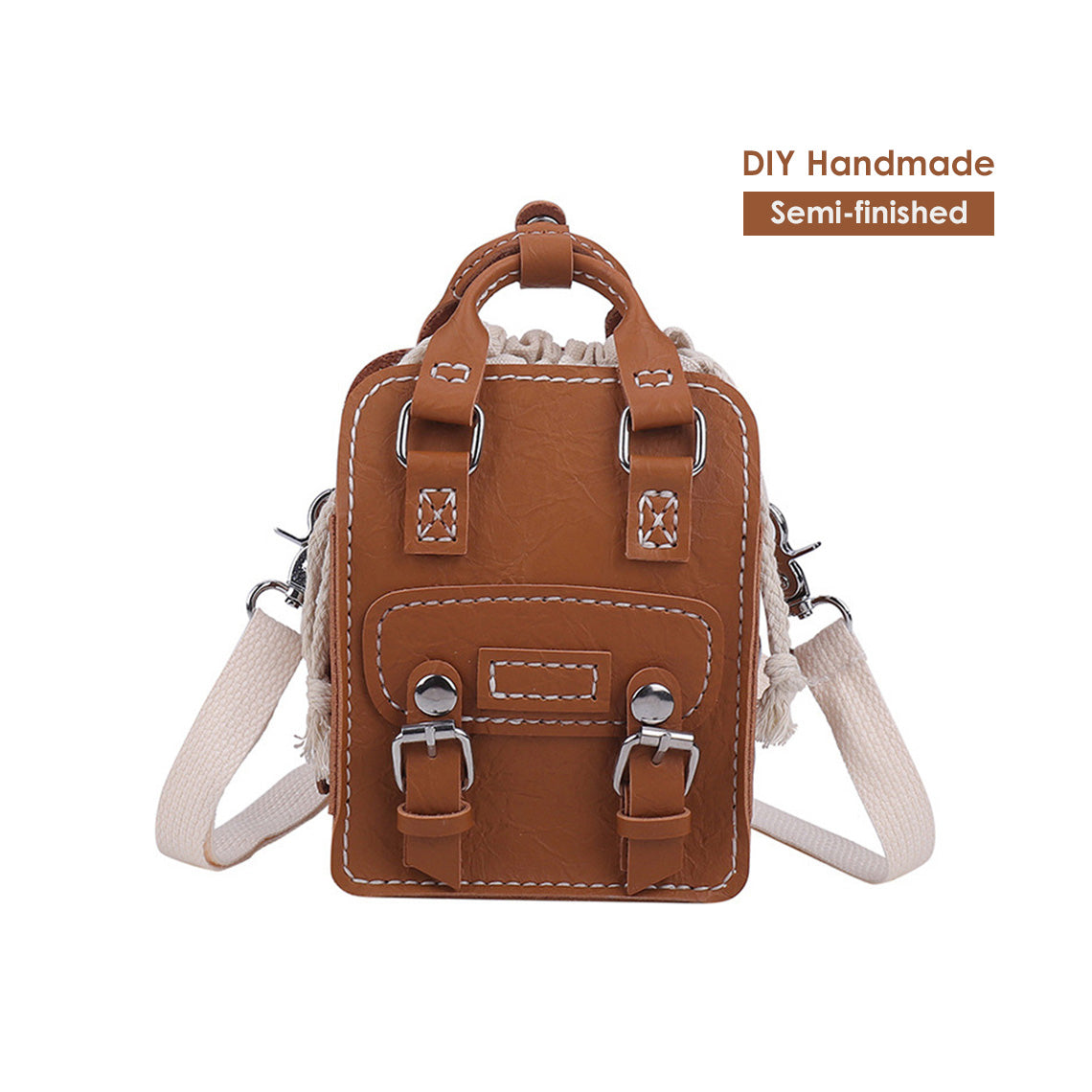 CUCUBIRD Vegan Leather Mini Crossbody Messenger Bag DIY Kit ?