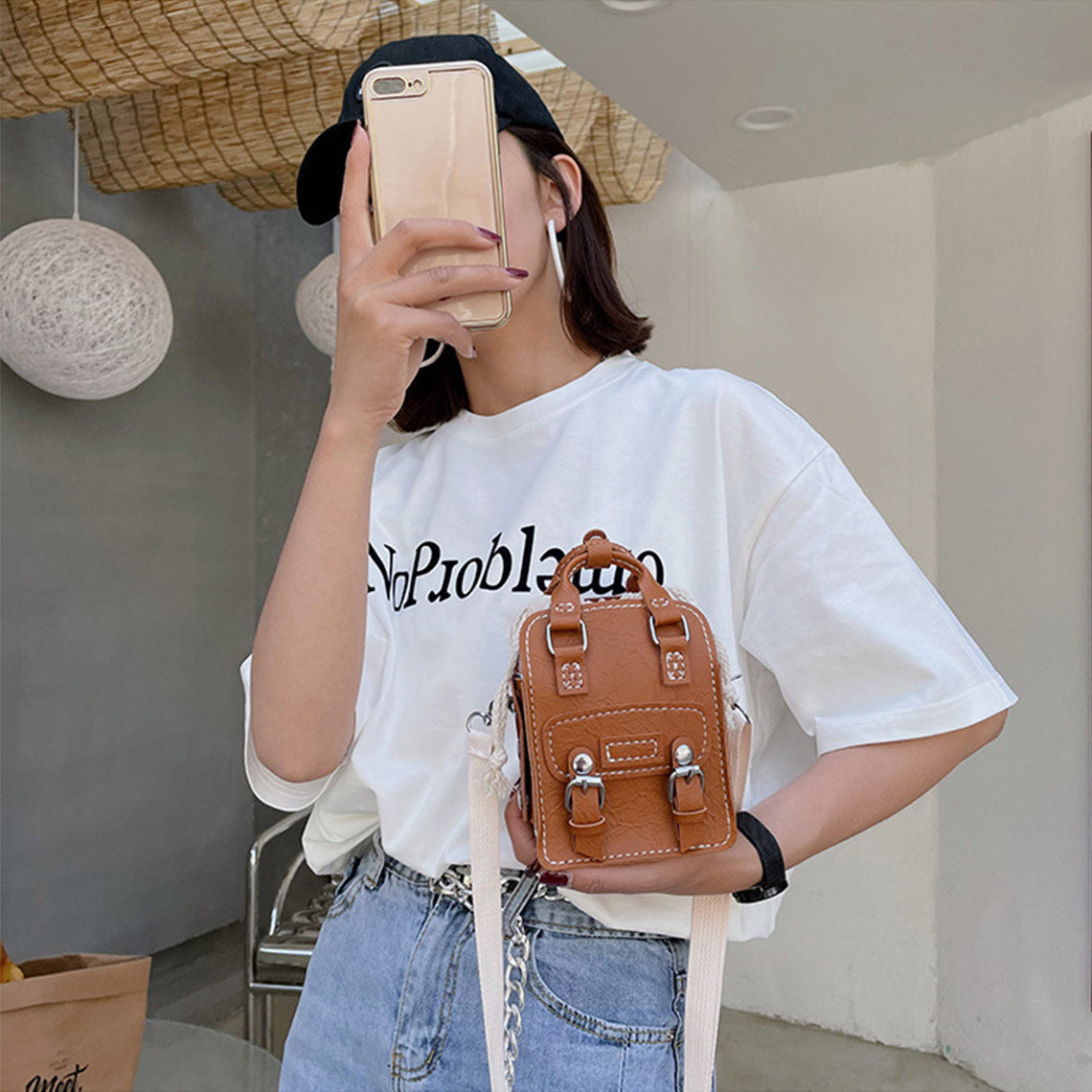 CUCUBIRD Vegan Leather Mini Crossbody Messenger Bag DIY Kit ?
