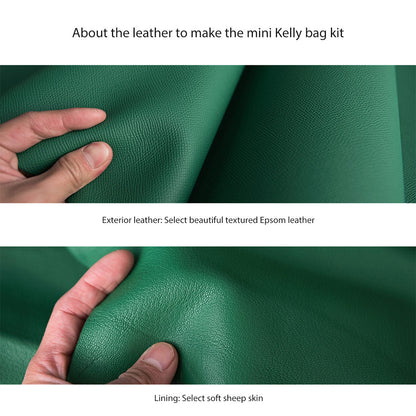 Top Grain Leather Inspired Sellier Kylie Bag DIY Kit