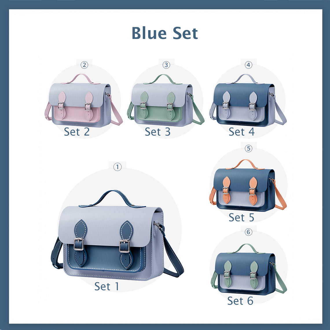CUCUBIRD Lady Leather Fashion Crossbody Satchel Bag DIY Kit ?