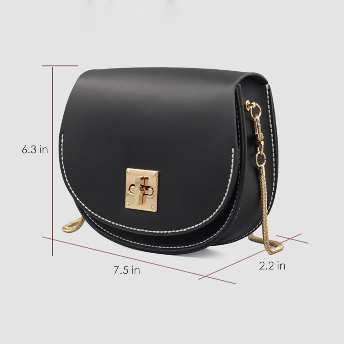 CUCUBIRD Leather Saddle Bag DIY Kit Crossbody Vintage Style ?