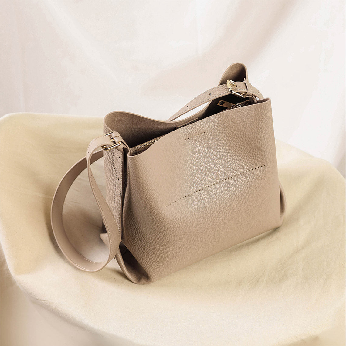 CUCUBIRD Leather Fashion Bucket Bag DIY Kit ?