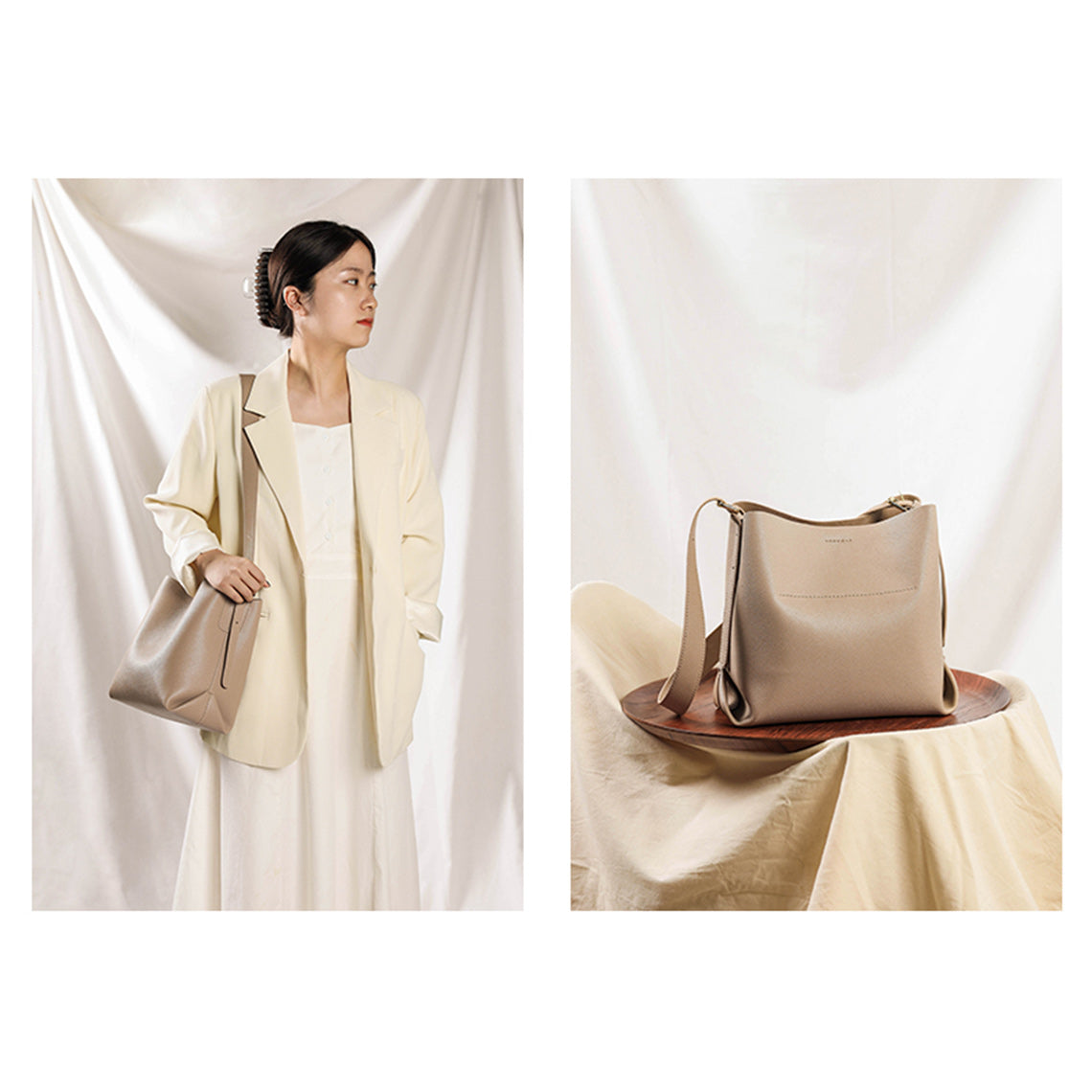 CUCUBIRD Leather Fashion Bucket Bag DIY Kit ?