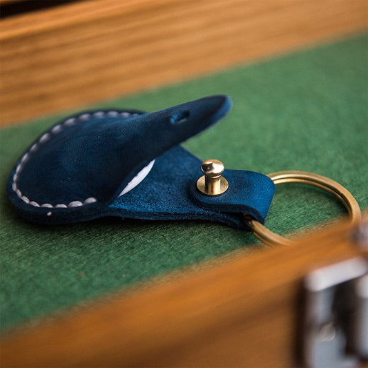 CUCUBIRD Leather AirTag Keychain DIY Kit