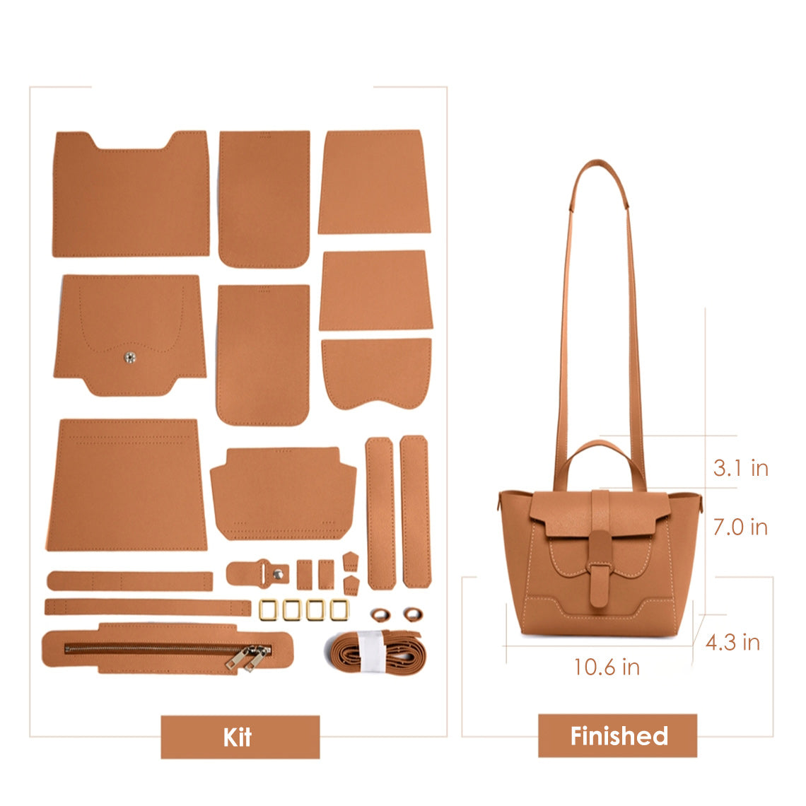 CUCUBIRD Leather Maestro Bag DIY Kit