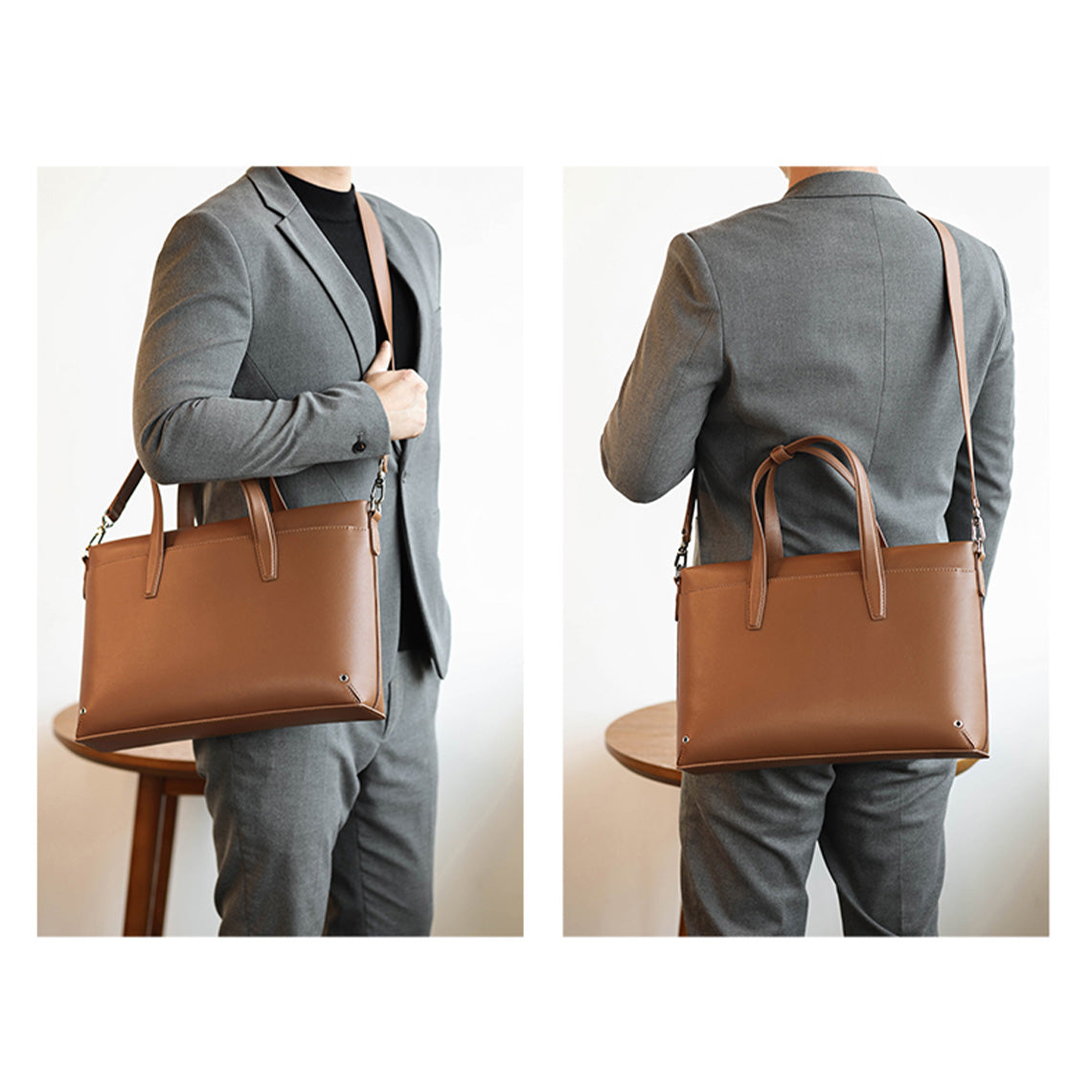 CUCUBIRD Leather Briefcase Laptop Bag DIY Kit ?