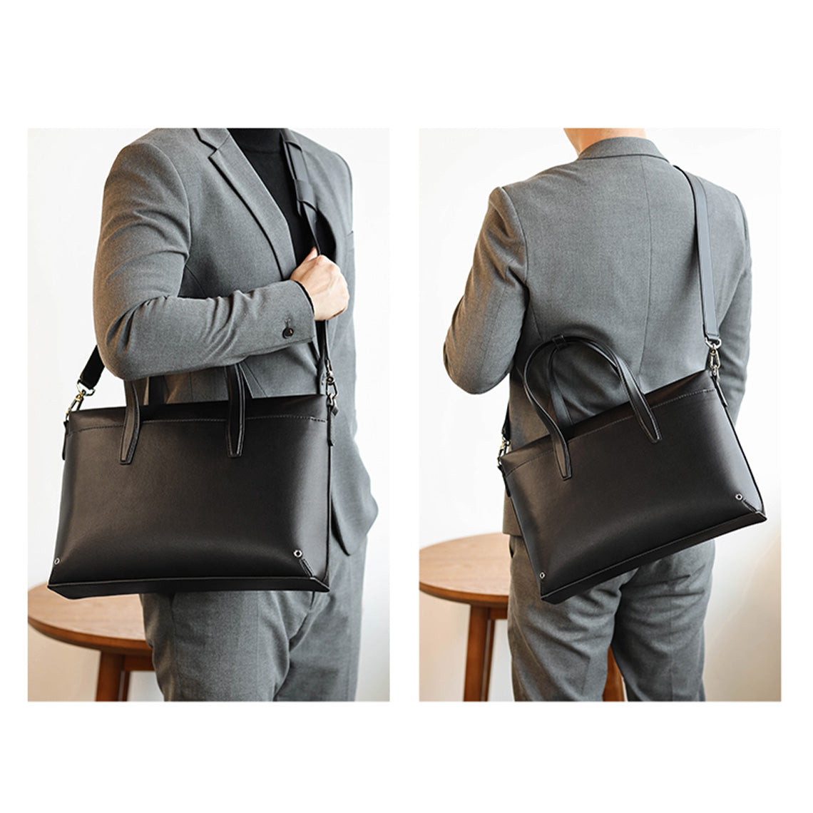 CUCUBIRD Leather Briefcase Laptop Bag DIY Kit ?