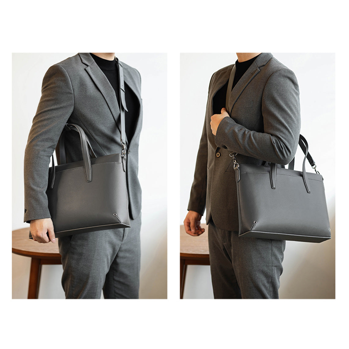 CUCUBIRD Leather Briefcase Laptop Bag DIY Kit ?