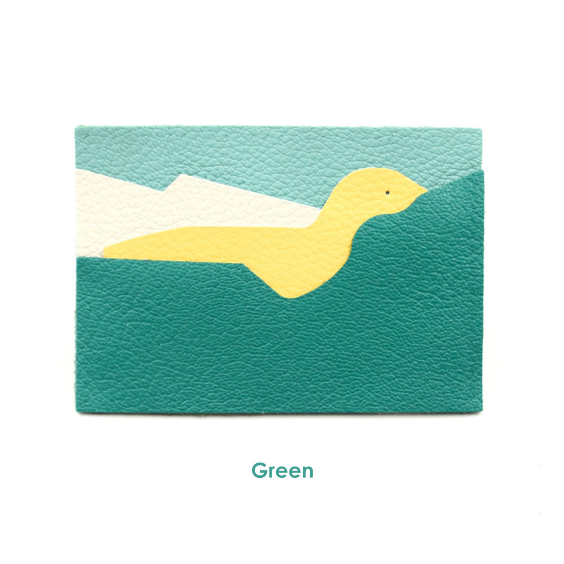 CUCUBIRD Top Grain Leather Dinosaur Card Holder DIY Kit ?