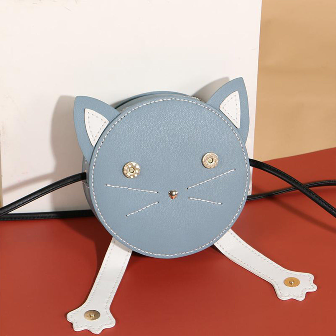 CUCUBIRD Vegan Leather Lady Kitty Crossbody Bag DIY Kit ?