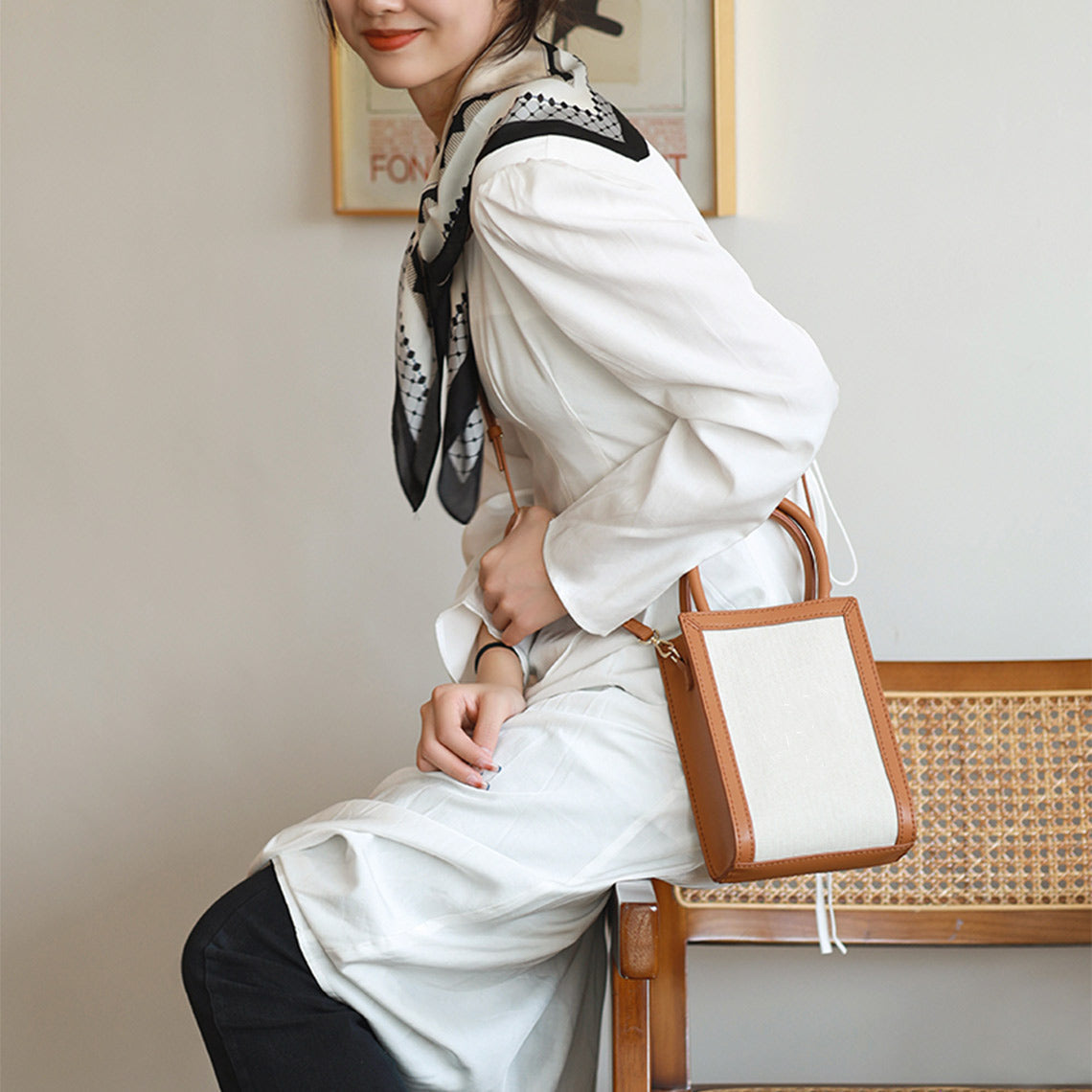 CUCUBIRD Leather Recycle Dustbag Handbag DIY Kit