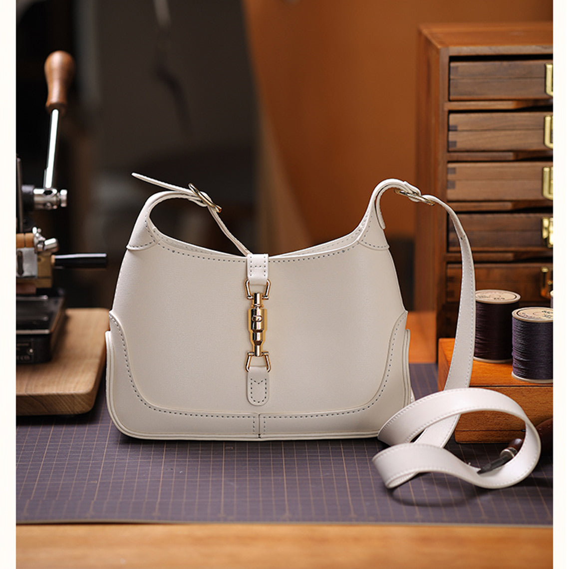 CUCUBIRD Leather Jackie Shoulder Bag DIY Kit ?