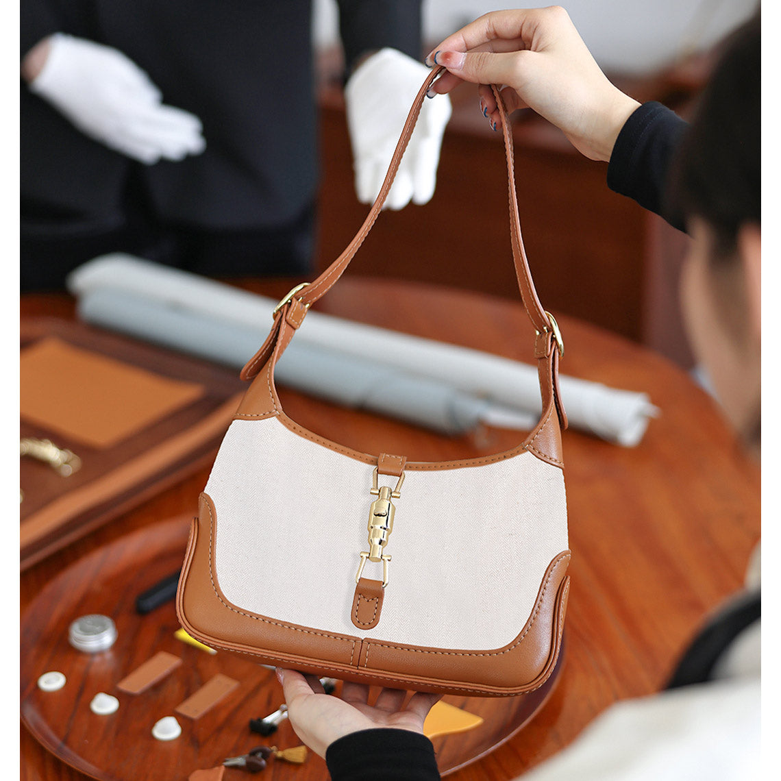 CUCUBIRD Leather Jackie Shoulder Bag DIY Kit ?
