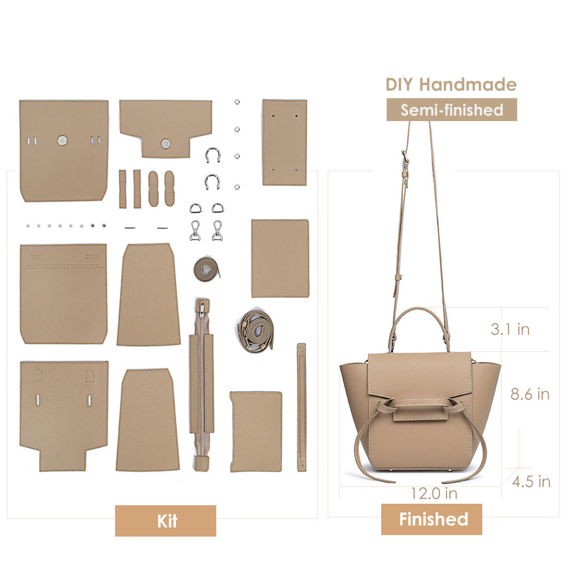 CUCUBIRD Leather Belt Bag DIY Kit ?