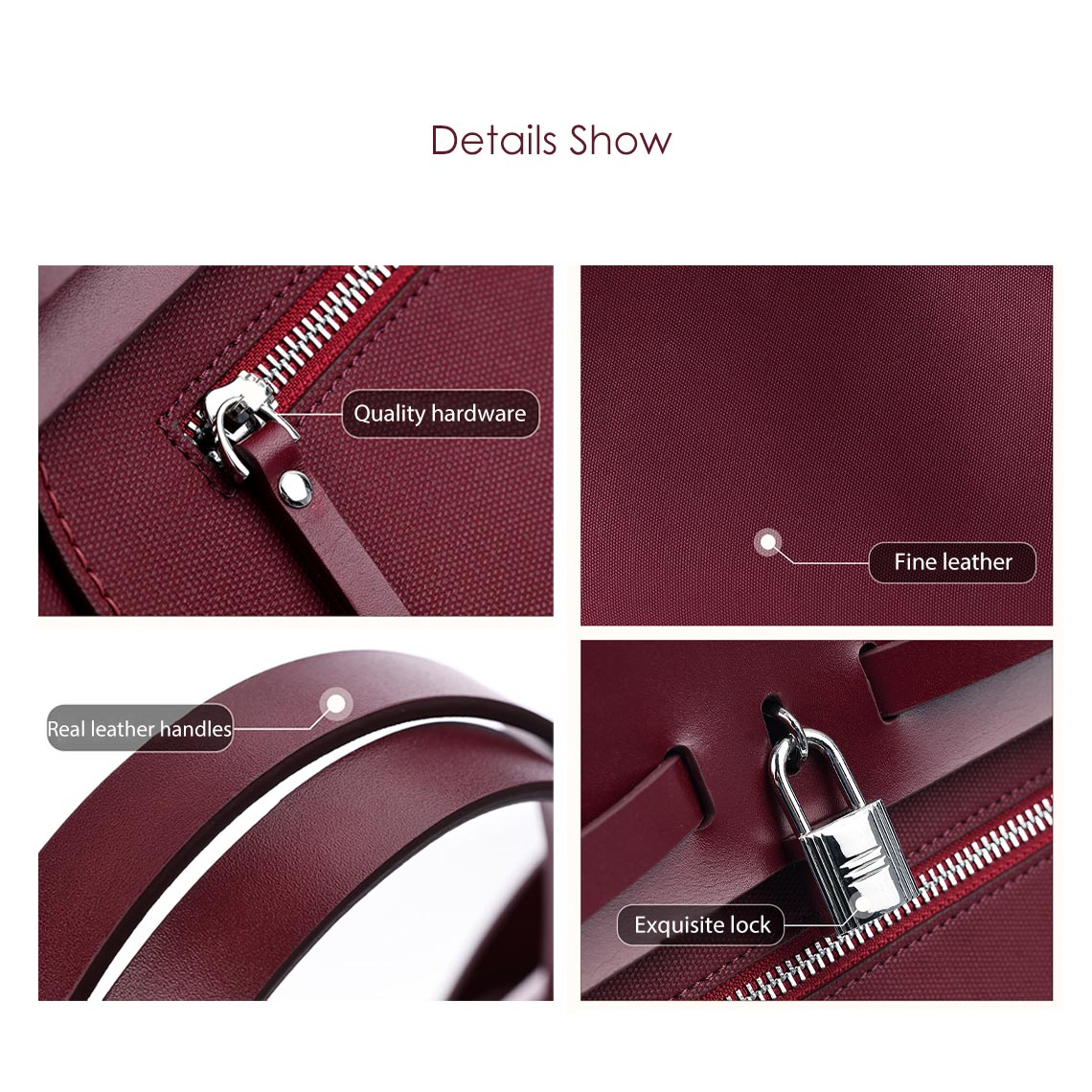 Leather Inspired Her Bag Zip Bag DIY Kit - CUCUBIRD