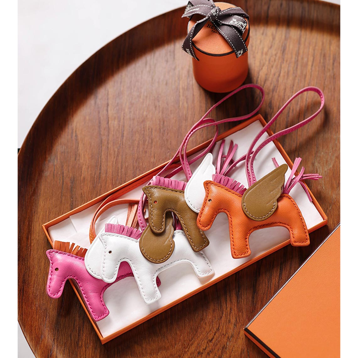 CUCUBIRD Sheep Leather Rodeo Horse Bag Charm DIY Kit ?