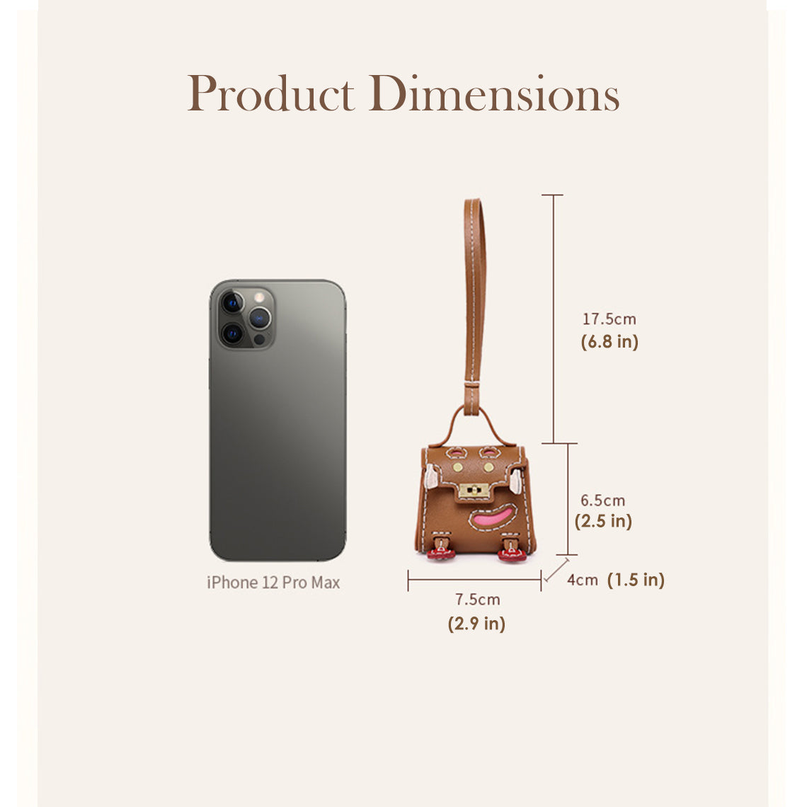 CUCUBIRD Leather Kelly Doll Bag Charm DIY Kit ?