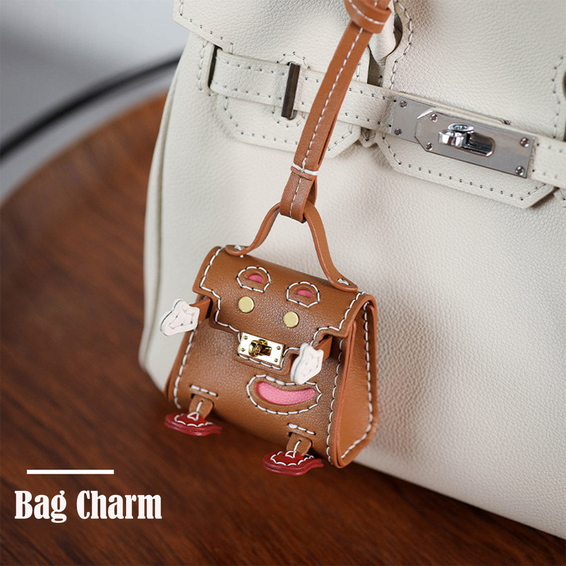 CUCUBIRD Leather Kelly Doll Bag Charm DIY Kit ?