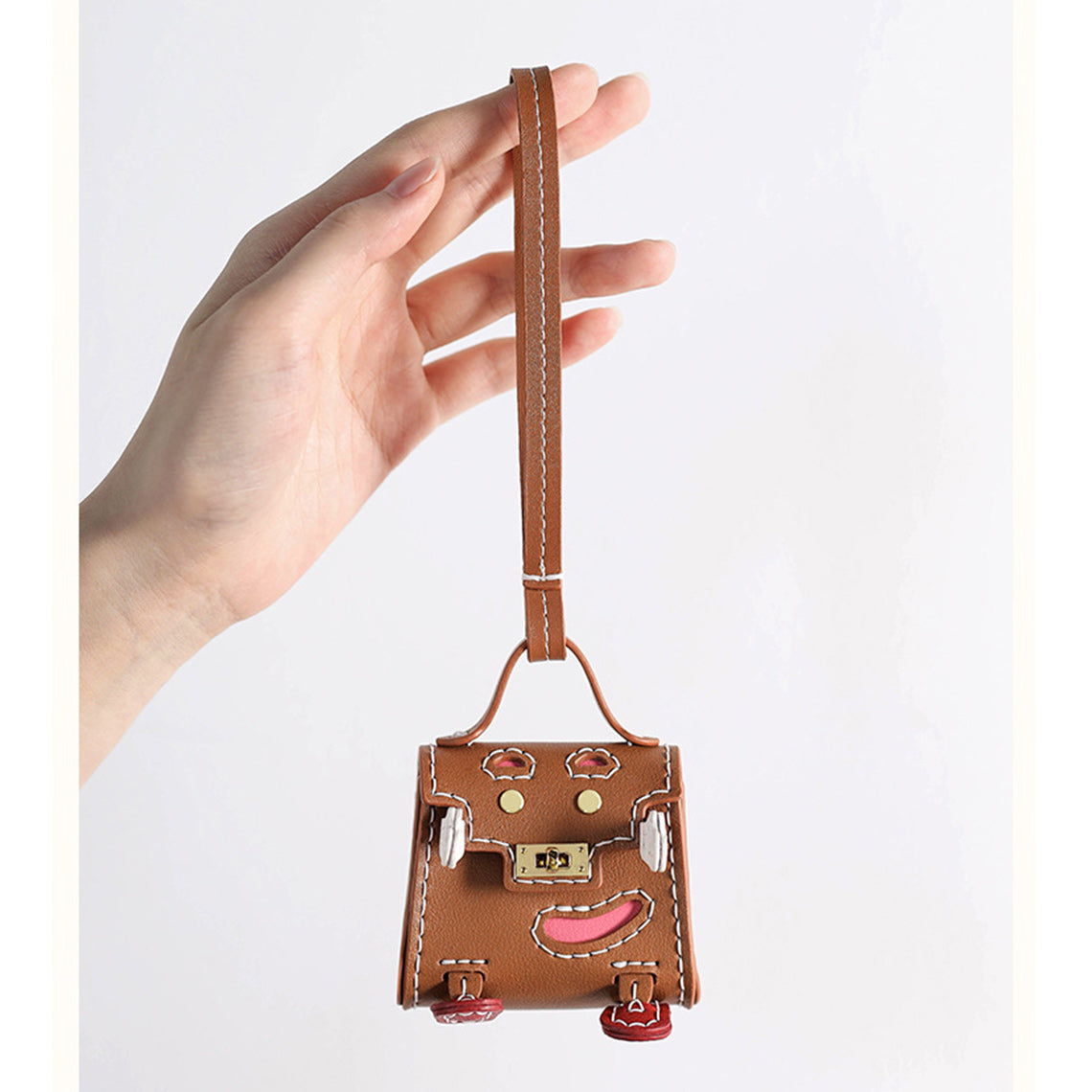 CUCUBIRD Leather Kelly Doll Bag Charm DIY Kit ?