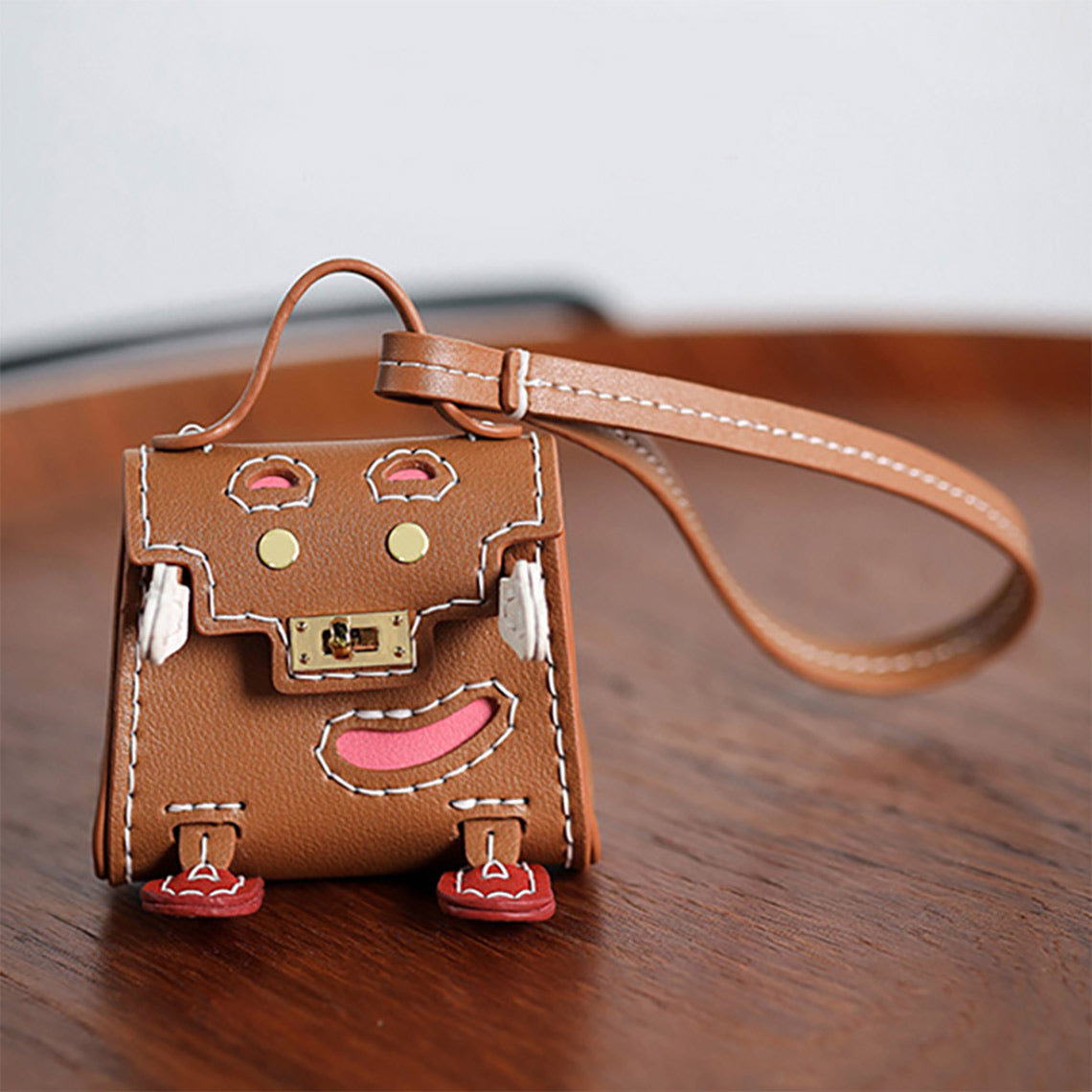 CUCUBIRD Leather Kelly Doll Bag Charm DIY Kit ?