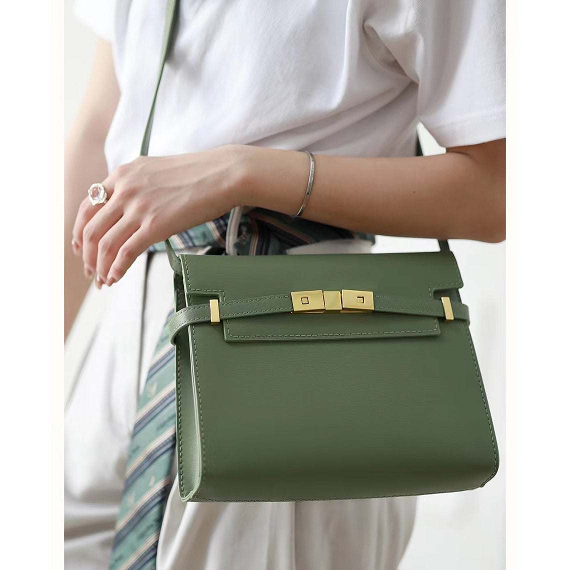 CUCUBIRD Leather City Crossbody Bag DIY Kit Green?