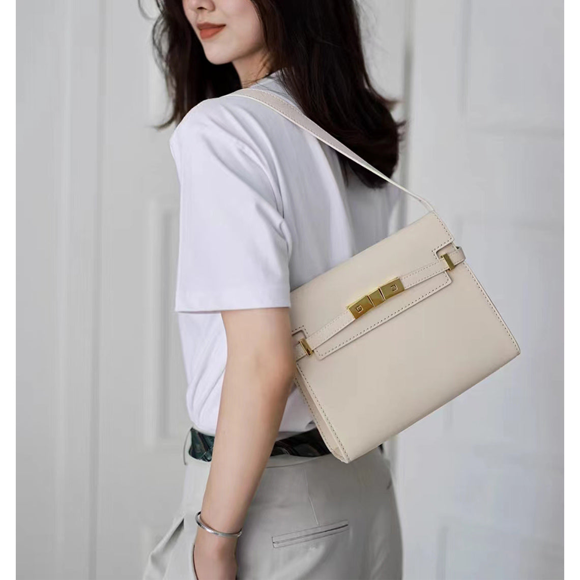 CUCUBIRD Leather City Crossbody Bag DIY Kit White?