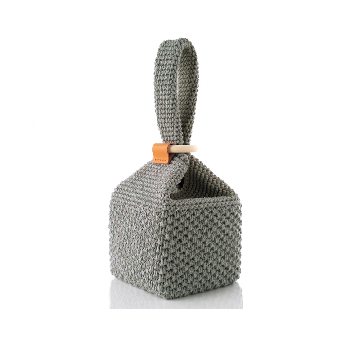 CUCUBIRD Crochet Milk Box Bag DIY Kit Grey?