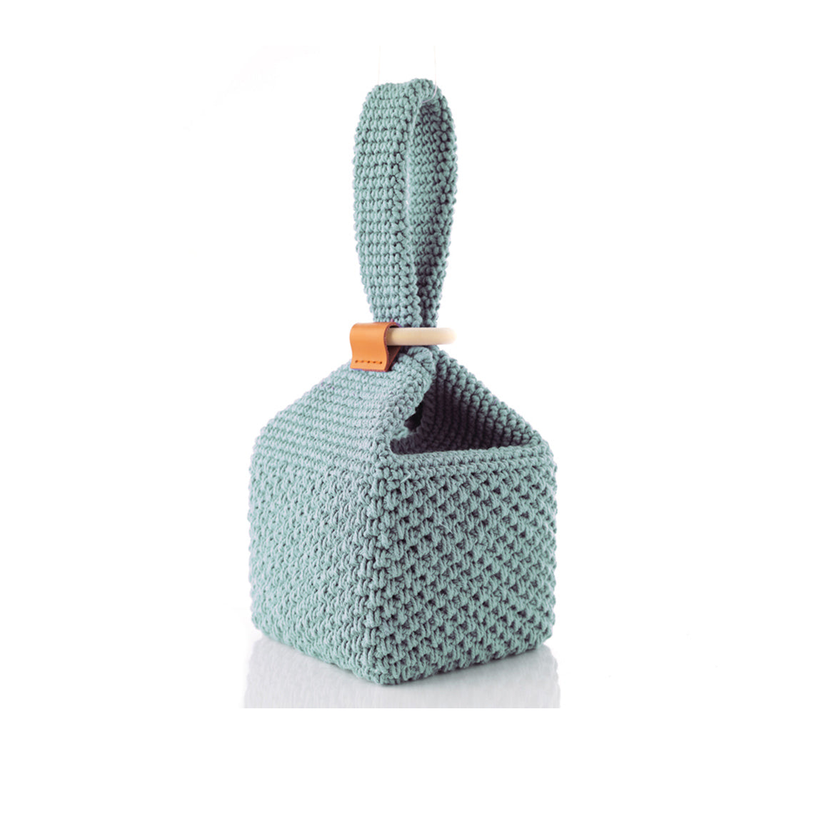 CUCUBIRD Crochet Milk Box Bag DIY Kit Blue?