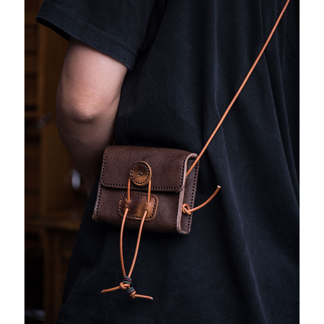 CUCUBIRD Full Grain Leather Mini Square Bag DIY Kit ?