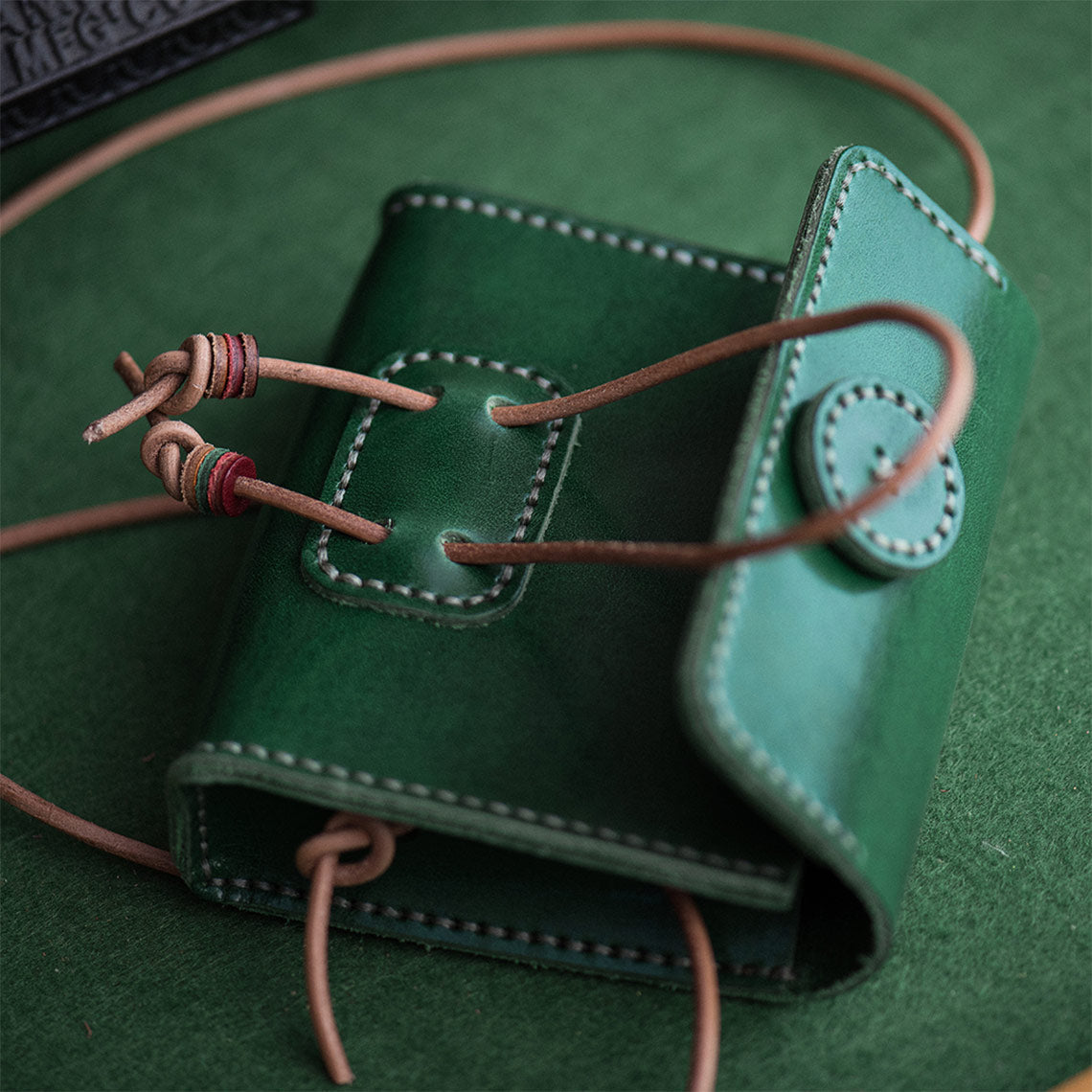 CUCUBIRD Full Grain Leather Mini Square Bag DIY Kit ?