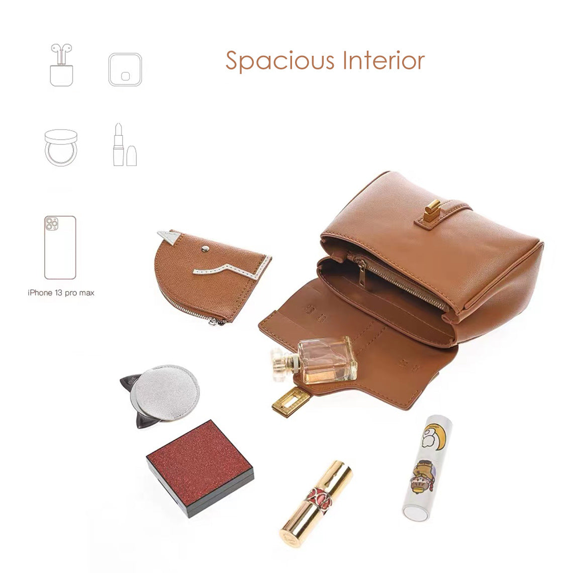 CUCUBIRD Leather Top Handle Mini Tote Bag DIY Kit ?