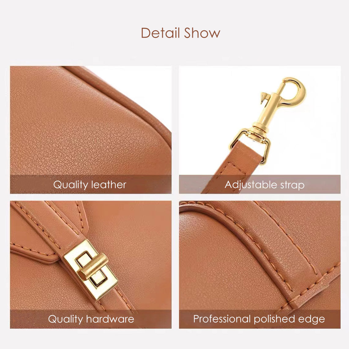 CUCUBIRD Leather Top Handle Mini Tote Bag DIY Kit ?
