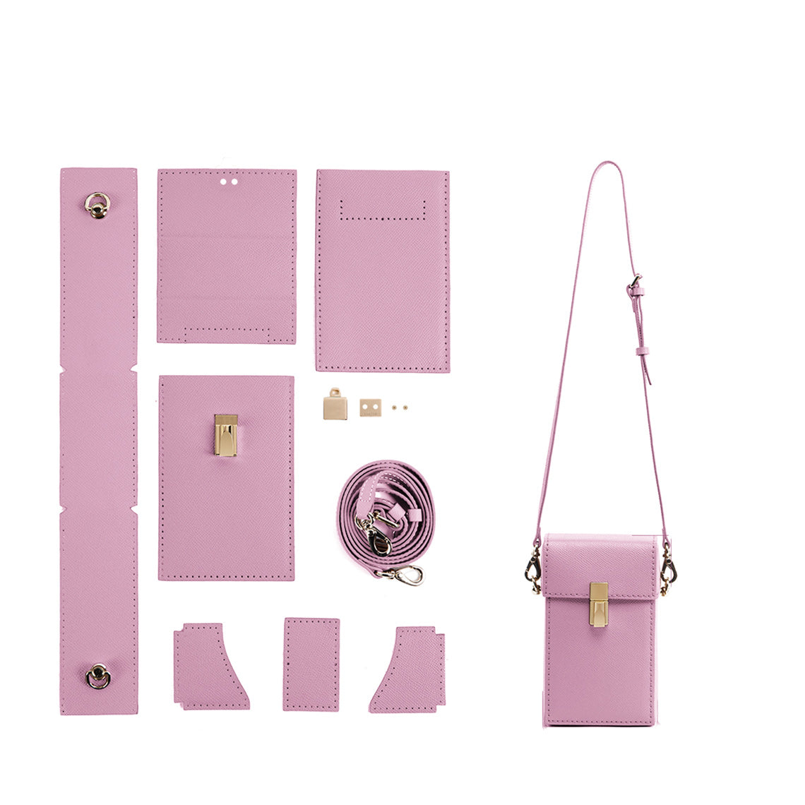 CUCUBIRD Leather Phone Bag DIY Kit ?