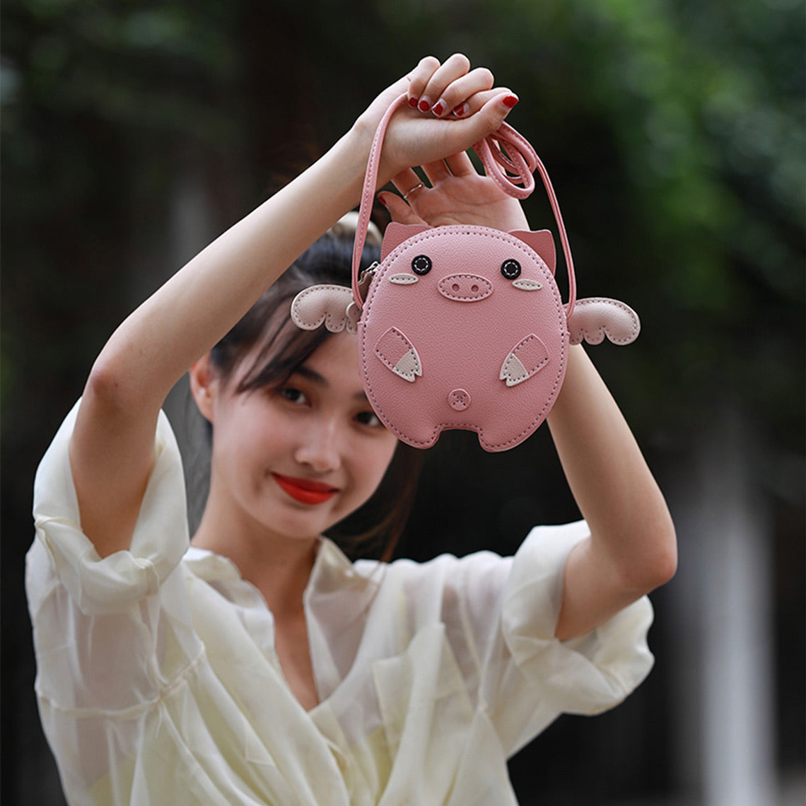CUCUBIRD Leather Crossing Flying Pig Bag DIY Kit ?