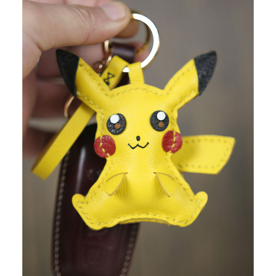 CUCUBIRD Leather Pokemon Keychain DIY Kit ?