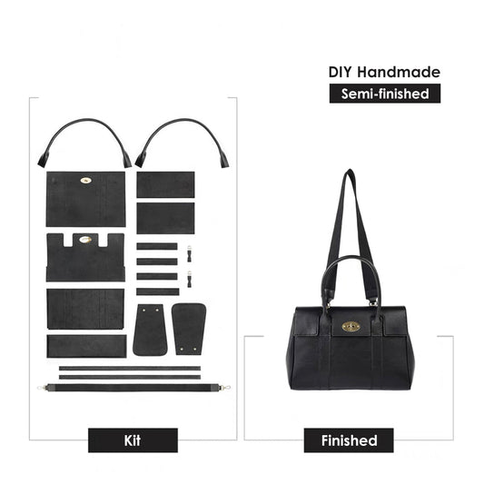 Leather Women Work Tote Bag DIY Kit