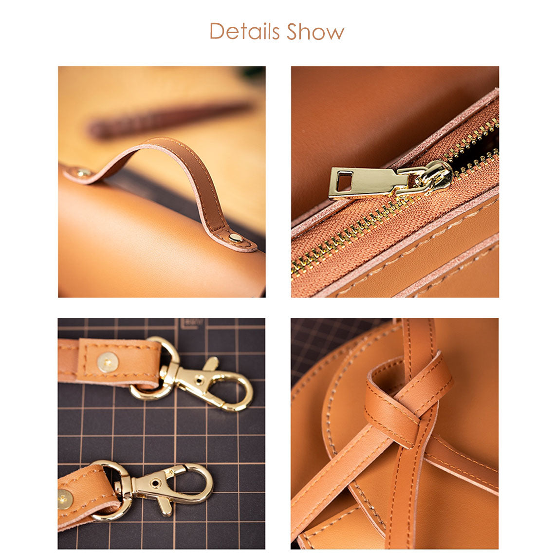 CUCUBIRD Leather Belt Saddle Crossbody Gate Bag DIY Kit ?