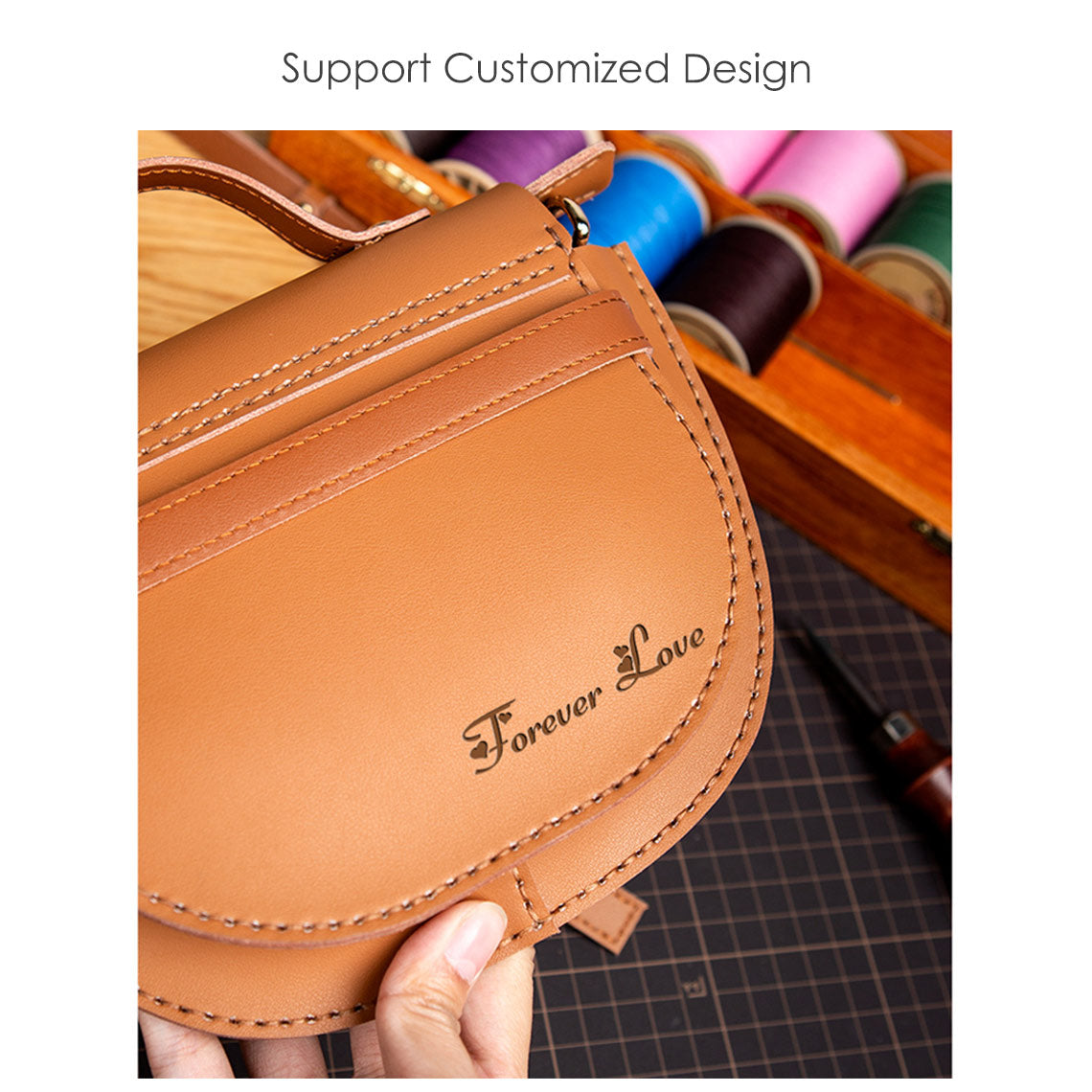 CUCUBIRD Leather Belt Saddle Crossbody Gate Bag DIY Kit ?