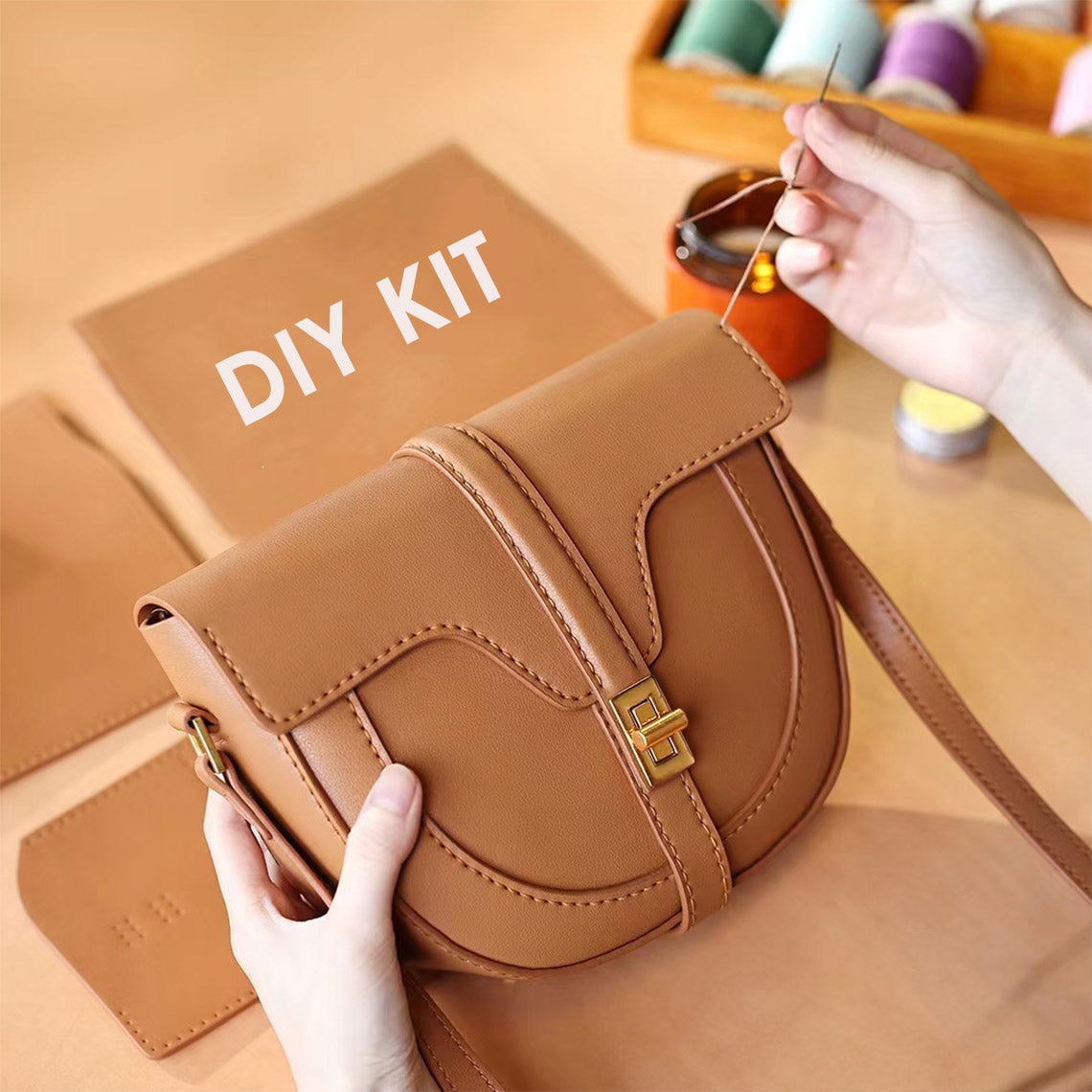 CUCUBIRD Leather Soft 16 Saddle Bag DIY Kit ?